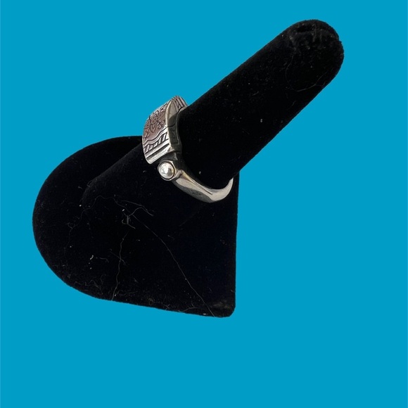 Brighton sterling silver ring. Scrolling on the ring. Rare Excellent size 7 - Picture 3 of 11